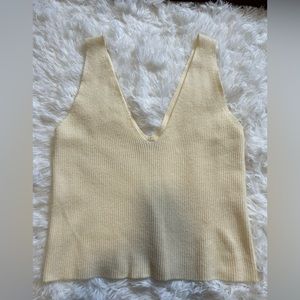Fabrik Cream Sweater Tank